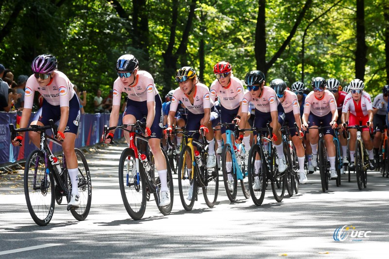 European Championships Munich 2022 - 2022 UEC Road Elite European Championships - Women's Road Race - 21/08/2022 - Netherlands - photo Luca Bettini/UEC/SprintCyclingAgency?2022